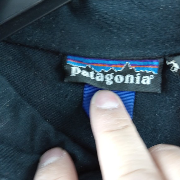 Vtg Patagonia Jacket Mens Large‎ Red Lightweight Windbreaker Nylon Fleece 90s* - Picture 9 of 12